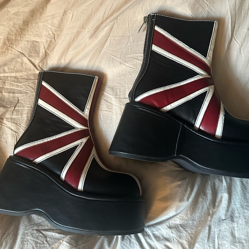 Dolls Kill x Bratz Cool Britannia Wedge Boots